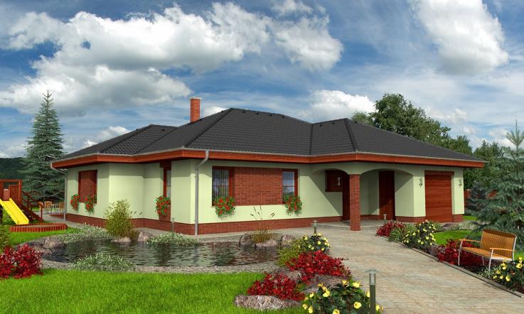 projekt domu BUNGALOW 93